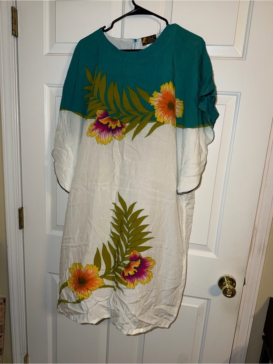 Elok batik Dresses & Skirts - Vintage Indonesian Batik Elok Caftan open size up to Lg